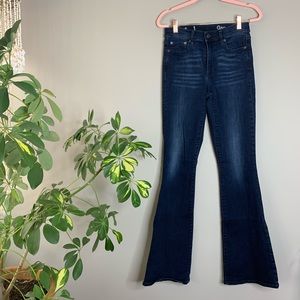 Gap high rise flared jeans